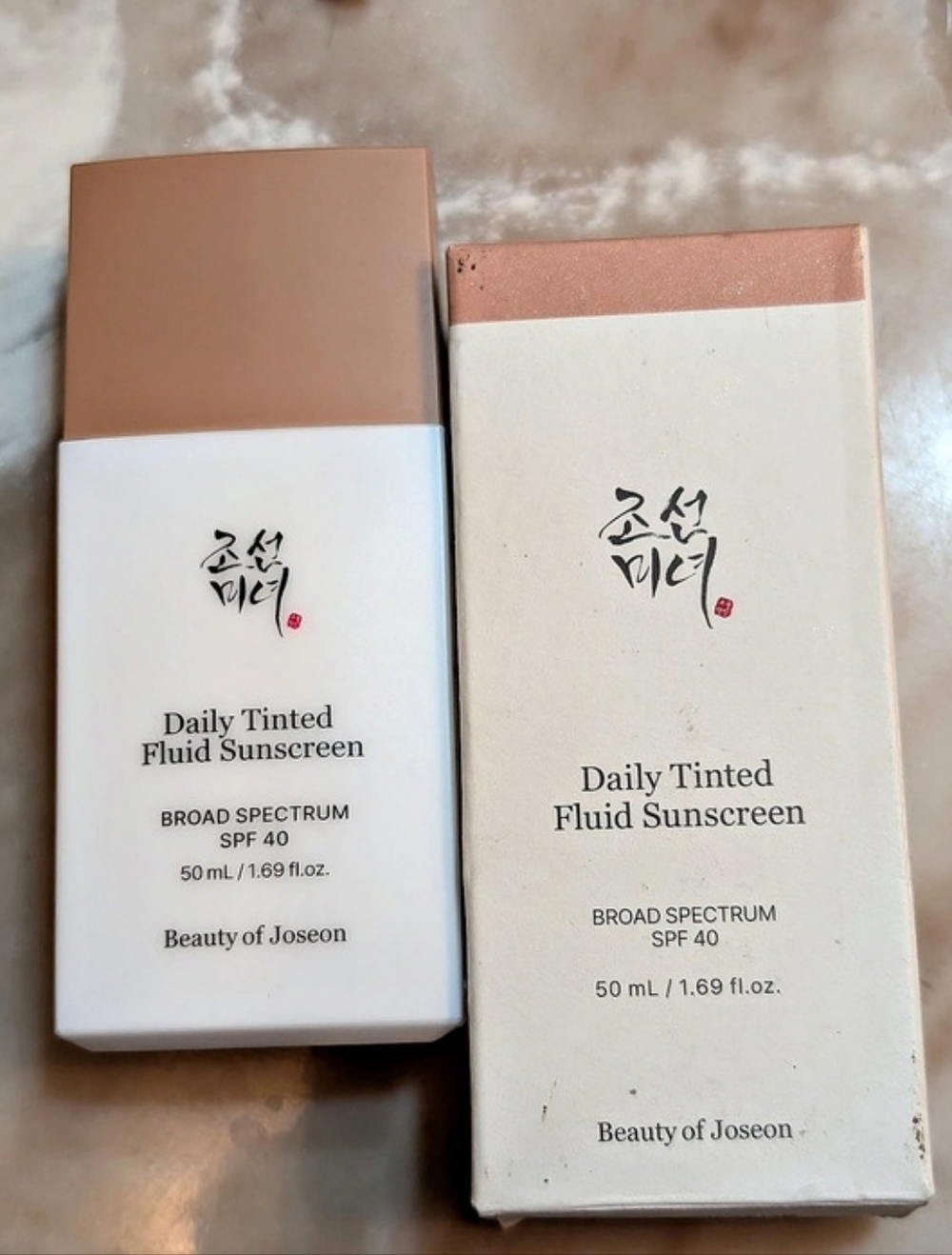 Beauty of Joseon Daily Tinted Fluid Sunscreen
SPF 40. Shade- MP200